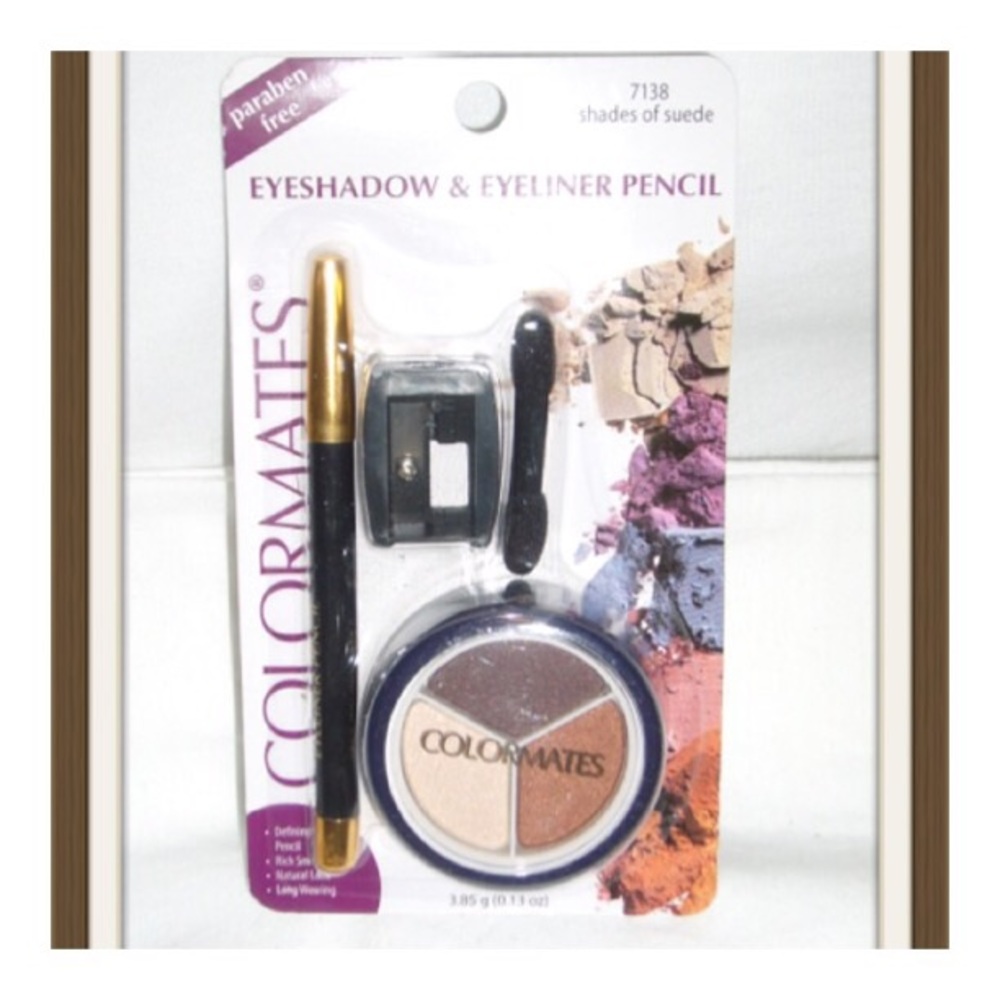 😎Colormates Eye Shadow Palette Suede  Colors